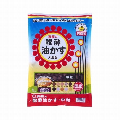 東商 発酵油粕 中粒 1.8kg(12)