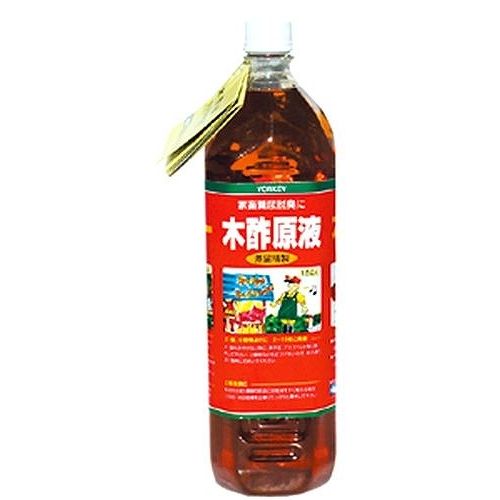 ヨーキ 天然木酢原液 1.5L 赤ラベル (12)