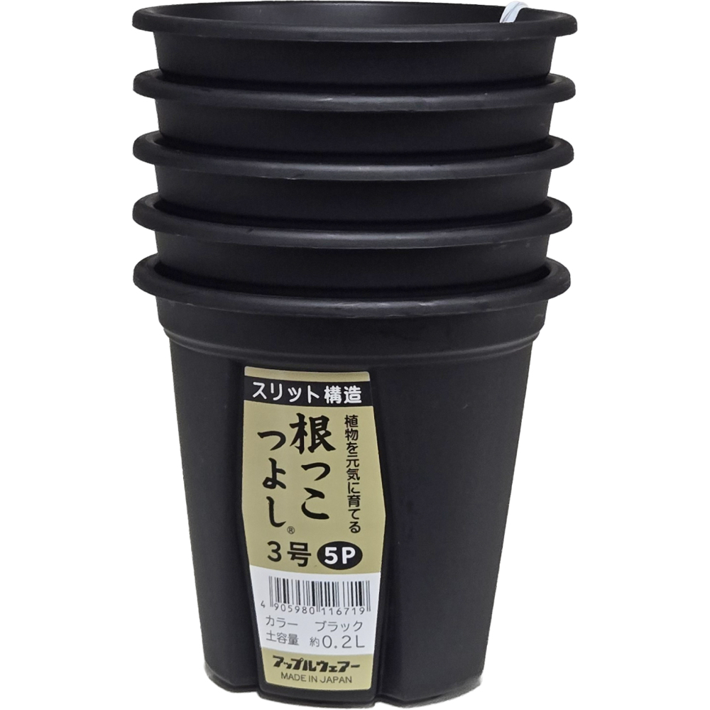 根っこつよし　３号　BK　5個組